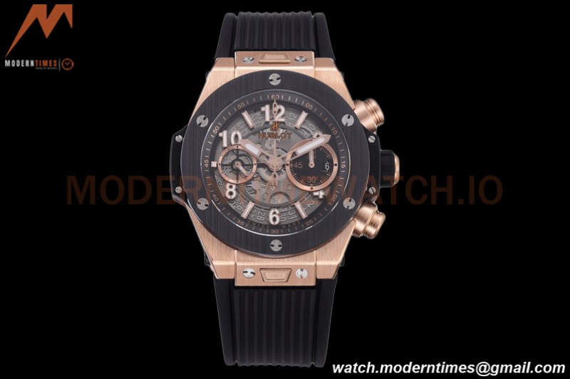Hublot - Big Bang Unico 44mm Cermic RG/RU Blk/Ske BBF A1280