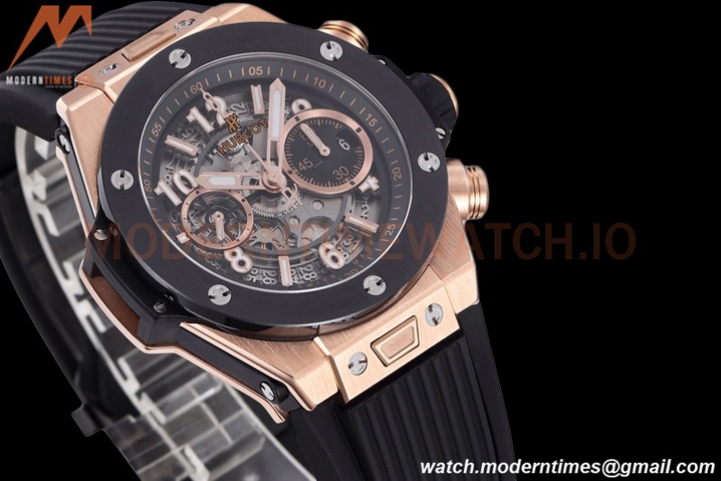 Hublot - Big Bang Unico 44mm Cermic RG/RU Blk/Ske BBF A1280