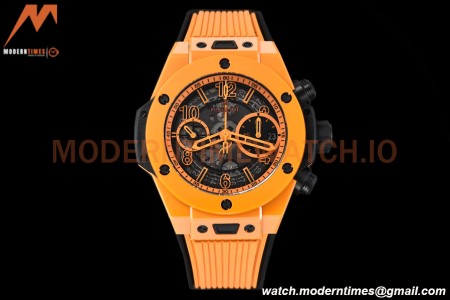 Hublot - Big Bang Unico 42mm Orange CER/RU Orn/Ske BBF A1280