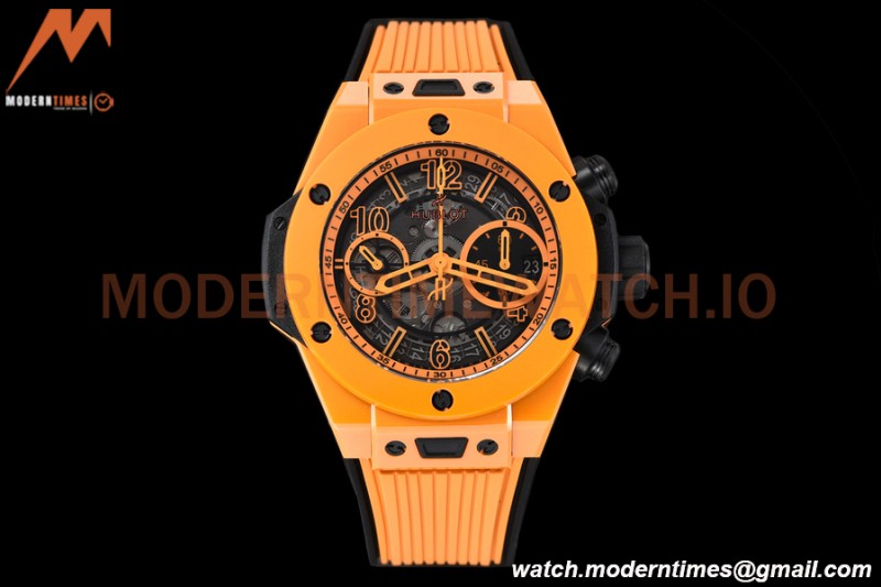 Hublot - Big Bang Unico 42mm Orange CER/RU Orn/Ske BBF A1280