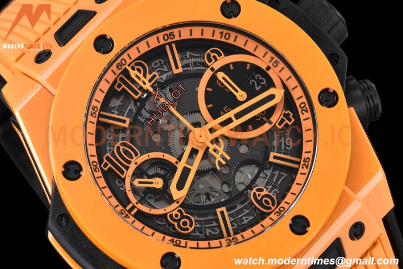 Hublot - Big Bang Unico 42mm Orange CER/RU Orn/Ske BBF A1280