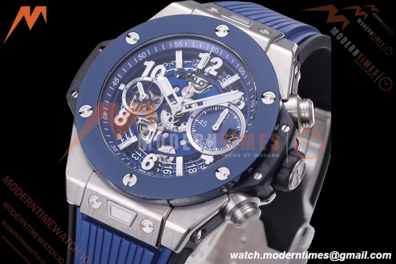 Hublot - Big Bang Unico 42mm Blue Ceramic TI/RU Blu/Ske BBF A1280