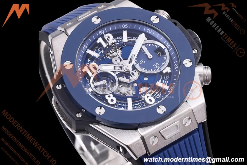 Hublot - Big Bang Unico 42mm Blue Ceramic TI/RU Blu/Ske BBF A1280