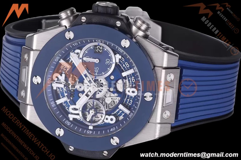 Hublot - Big Bang Unico 42mm Blue Ceramic TI/RU Blu/Ske BBF A1280