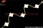 Van Cleef & Arpels 5 Motif Vintage Alhambra Malachite Gold Bracelet – 아이코닉한 레플리카