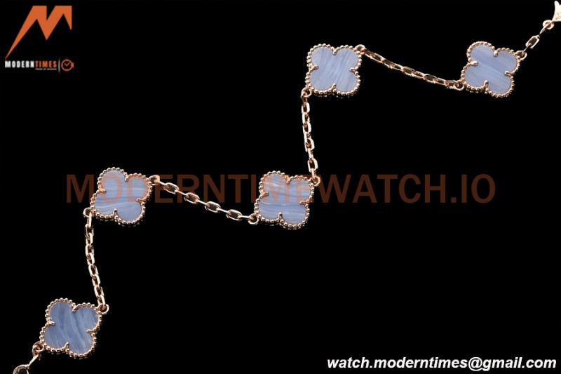 Van Cleef & Arpels 5 Motif Vintage Alhambra Malachite Gold Bracelet – 아이코닉한 레플리카