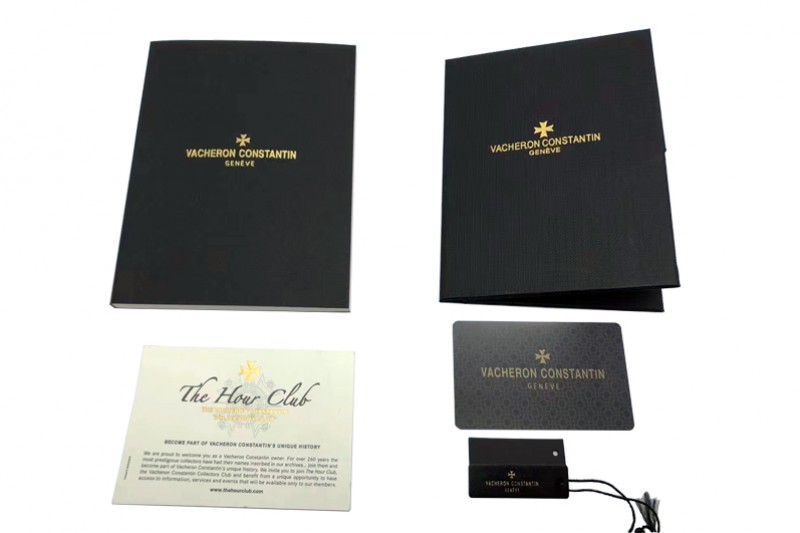 Vacheron Constantin - Black Wooden Watch Box Set 1:1 Quality with Booklets, Card, Tag