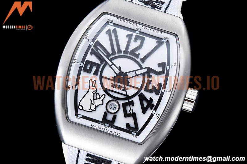 Franck Muller - Vanguard Mens FR2 SB/RU Wht/Num ABF A2824