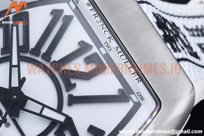 Franck Muller - Vanguard Mens FR2 SB/RU Wht/Num ABF A2824