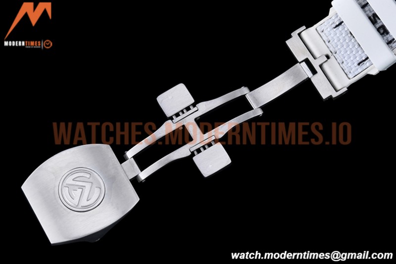 Franck Muller - Vanguard Mens FR2 Dia SS/RU Wht/Num ABF A2824