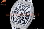 Franck Muller - Vanguard Mens FR2 Dia SS/RU Wht/Num ABF A2824