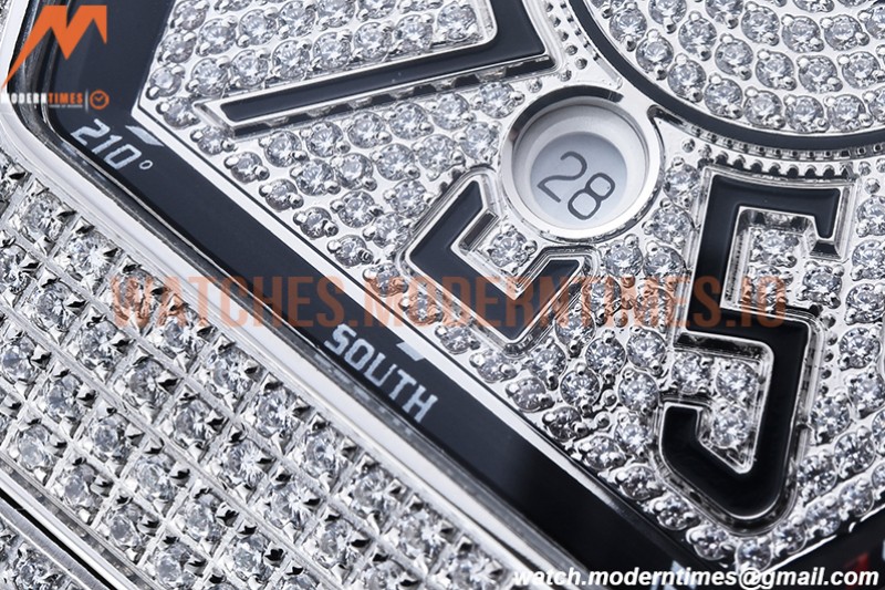 Franck Muller - Vanguard Mens Blk Diam Dia/Dia Dia/Num ABF A2824