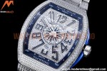 Franck Muller - Vanguard Mens Blue CG Diam Dia/Dia Dia/Num ABF A2824
