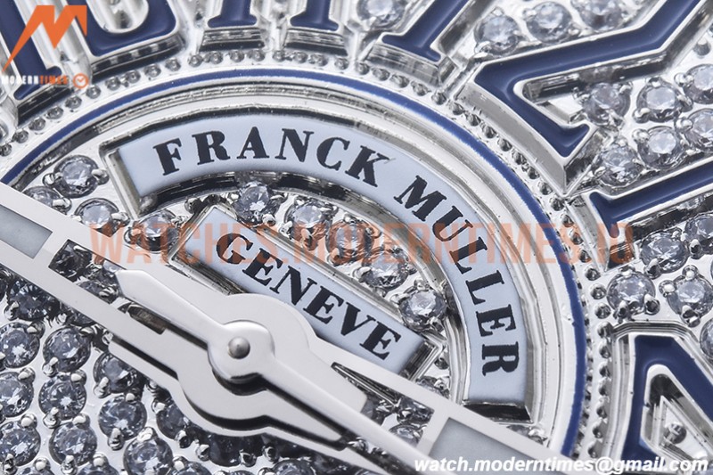 Franck Muller - Vanguard Mens Blue Diam Dia/Dia Dia/Num ABF A2824
