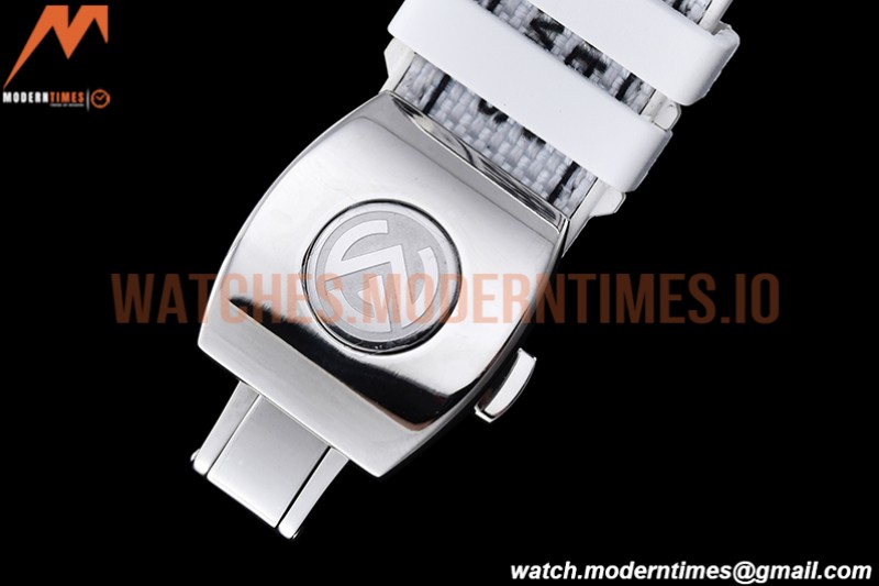 Franck Muller - Vanguard Mens FR2 SS/RU Wht/Num ABF A2824