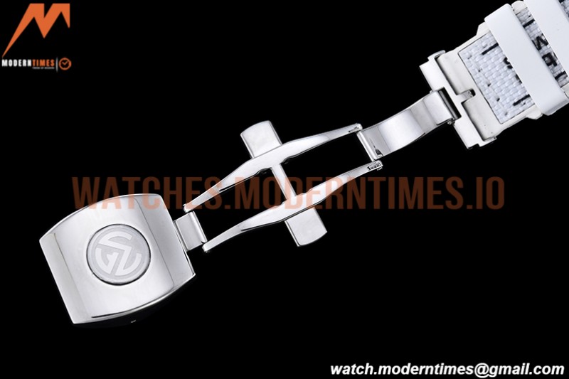 Franck Muller - Vanguard Mens FR2 SS/RU Wht/Num ABF A2824
