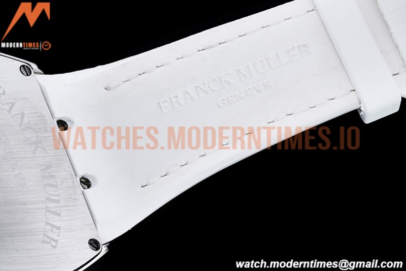 Franck Muller - Vanguard Mens FR2 SS/RU Wht/Num ABF A2824
