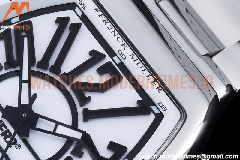 Franck Muller - Vanguard Mens FR2 SS/SS Wht/Num ABF A2824
