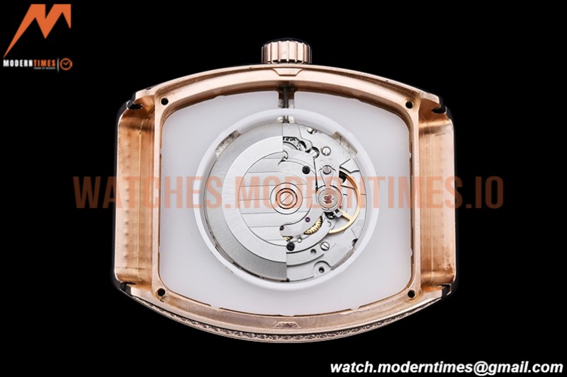 Franck Muller - Vanguard Mens FR2 Dia RG/RU Wht/Num ABF A2824