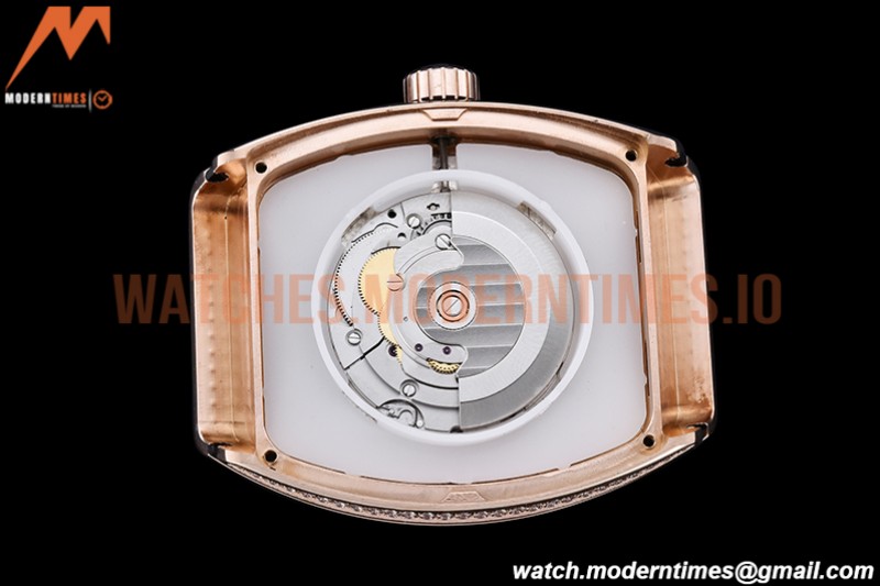 Franck Muller - Vanguard Mens FR2 Dia RG/RU Wht/Num ABF A2824