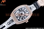 Franck Muller - Vanguard Mens FR2 Dia RG/RU Wht/Num ABF A2824