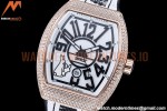 Franck Muller - Vanguard Mens FR2 Dia RG/RU Wht/Num ABF A2824