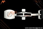 Franck Muller - Vanguard Yachting V45 Silver Dragon King Full Diamond Blk/Dia Black Nylon Strap ABF A2824