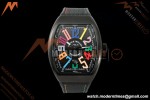 Franck Muller - Vanguard V45 Black PVD/NY Black Nylon Strap ABF A2824 | 프랭크 뮬러 - 뱅가드 V45 블랙 PVD/NY 블랙 나일론 스트랩 ABF A2824