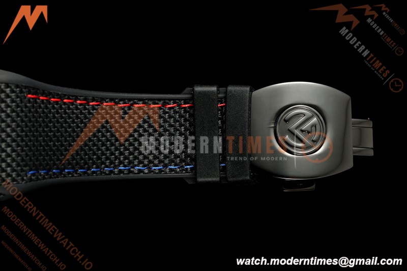 Franck Muller - Vanguard V45 Black PVD/NY Black Nylon Strap ABF A2824 | 프랭크 뮬러 - 뱅가드 V45 블랙 PVD/NY 블랙 나일론 스트랩 ABF A2824