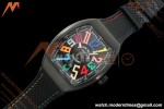 Franck Muller - Vanguard V45 Black PVD/NY Black Nylon Strap ABF A2824 | 프랭크 뮬러 - 뱅가드 V45 블랙 PVD/NY 블랙 나일론 스트랩 ABF A2824