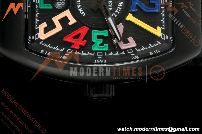 Franck Muller - Vanguard V45 Black PVD/NY Black Nylon Strap ABF A2824 | 프랭크 뮬러 - 뱅가드 V45 블랙 PVD/NY 블랙 나일론 스트랩 ABF A2824