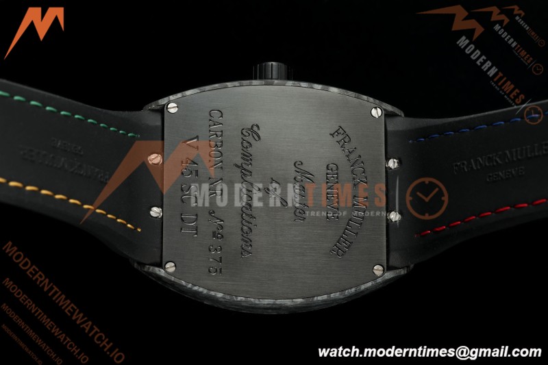 Franck Muller - Vanguard V45 Carbon Color Dream CAB/NY Black Nylon Strap ABF A2824