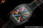 Franck Muller - Vanguard V45 Carbon Color Dream CAB/NY Blk/Wht Nylon Strap ABF A2824