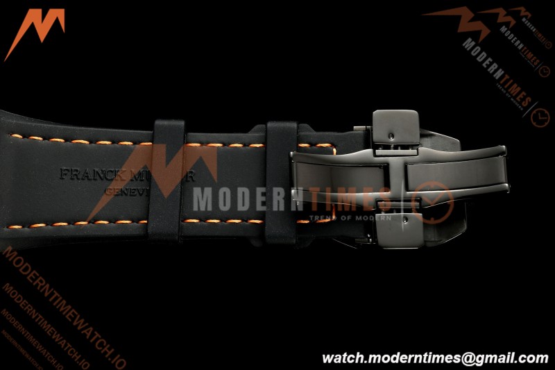 Franck Muller - Vanguard V45 Carbon RG Markers CAB/NY Blk/Wht Nylon Strap ABF A2824