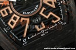 Franck Muller - Vanguard V45 Carbon RG Markers CAB/NY Blk/Wht Nylon Strap ABF A2824