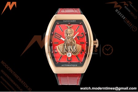 Franck Muller - Vanguard V45 Skenderbeu RG/LE Red/Num ABF A2824