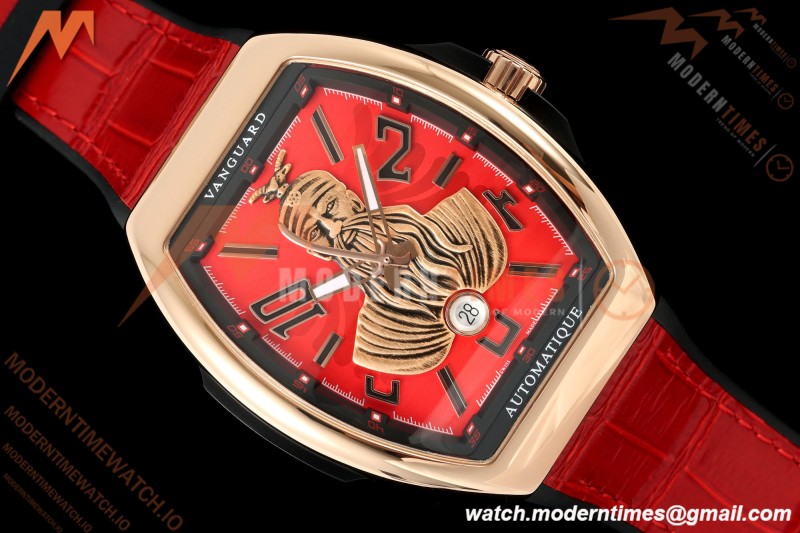 Franck Muller - Vanguard V45 Skenderbeu RG/LE Red/Num ABF A2824 | 프랭크 뮬러 - Vanguard V45 Skenderbeu RG/LE 레드/Num ABF A2824