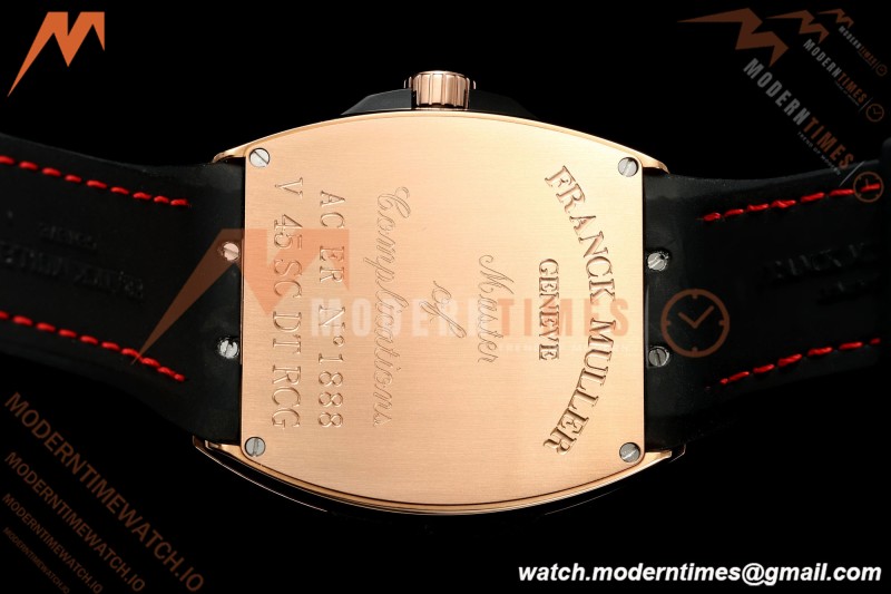 Franck Muller - Vanguard V45 Skenderbeu RG/LE Red/Num ABF A2824 | 프랭크 뮬러 - Vanguard V45 Skenderbeu RG/LE 레드/Num ABF A2824