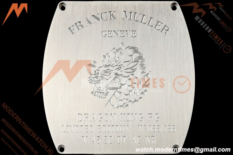 Franck Muller - Vanguard Yachting V45 Silver Dragon King Blk/Num Black Nylon Strap ABF A2824 | 프랭크 뮬러 - 뱅가드 요팅 V45 실버 드래곤 킹 블랙/넘버 블랙 나일론 스트랩 ABF A2824