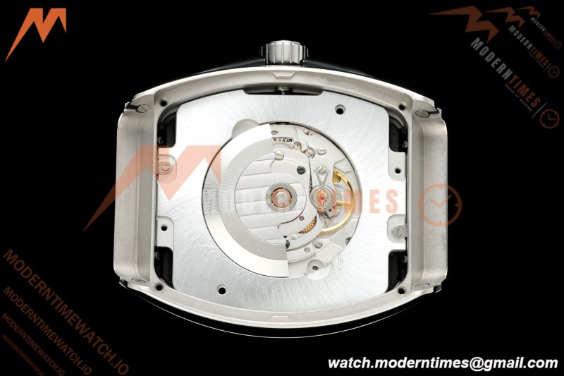 Franck Muller - Vanguard Yachting V45 Silver Dragon King Blk/Num Black Nylon Strap ABF A2824 | 프랭크 뮬러 - 뱅가드 요팅 V45 실버 드래곤 킹 블랙/넘버 블랙 나일론 스트랩 ABF A2824