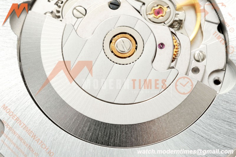 Franck Muller - Vanguard Yachting V45 Silver Dragon King Grn/Num Green Leather Strap ABF A2824