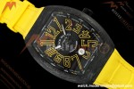 Franck Muller - Vanguard V45 Classic Carbon Orange Markers CAB/LE Black Dial ABF A2824