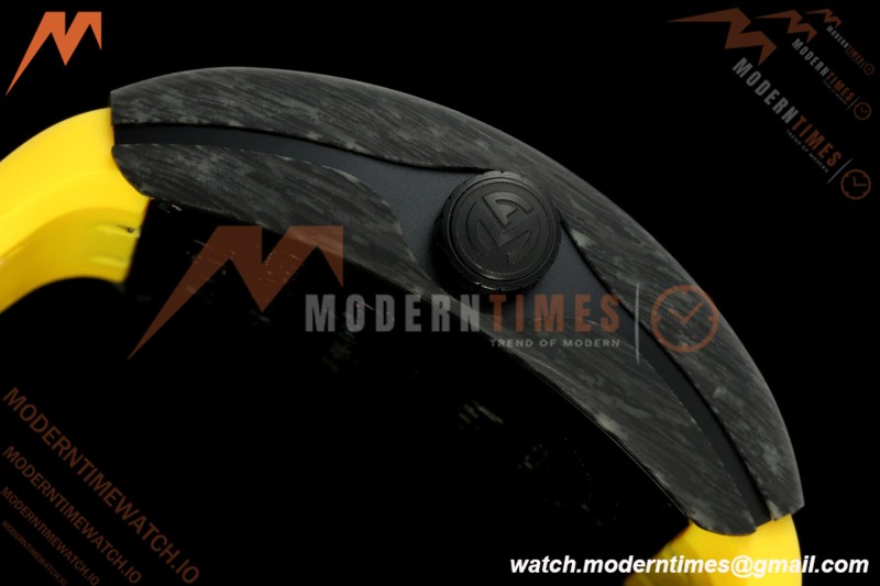 Franck Muller - Vanguard V45 Classic Carbon Orange Markers CAB/LE Black Dial ABF A2824