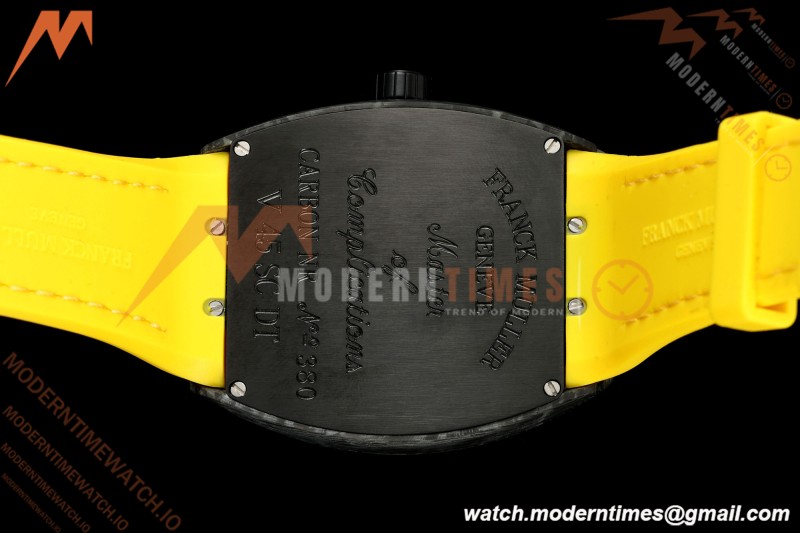 Franck Muller - Vanguard V45 Classic Carbon Orange Markers CAB/LE Black Dial ABF A2824