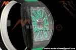 Franck Muller - Vanguard V45 Classic Carbon Green Markers CAB/NY Black Dial ABF A2824