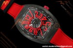 Franck Muller - Vanguard V45 Classic Carbon Red Markers CAB/NY Black Dial ABF A2824