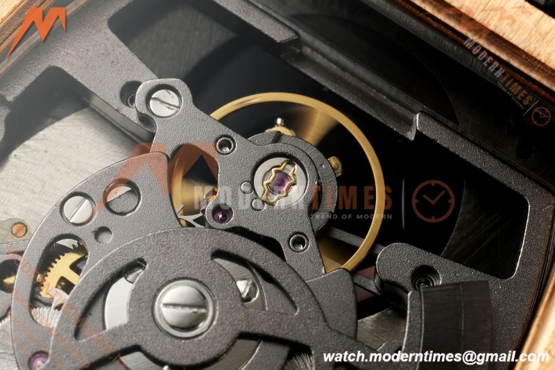 Franck Muller - Vanguard Men's Collection V45 Dia RG/LE Black Dial ABF A23J