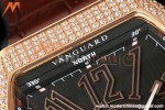 Franck Muller - Vanguard Men's Collection V45 Dia RG/LE Black Dial ABF A23J