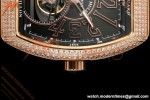 Franck Muller - Vanguard Men's Collection V45 Dia RG/LE Black Dial ABF A23J
