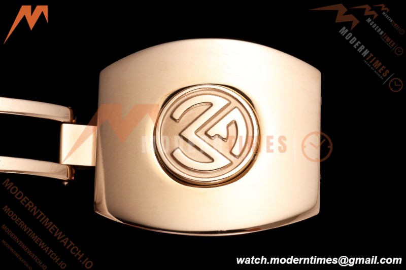 Franck Muller - Vanguard Men's Collection V45 Dia RG/LE Black Dial ABF A23J